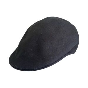Scala Classic Black Flat Cap